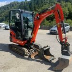 Miniescavatore Kubota KX019-4 POWERTILT con sole 755 ore di utilizzo.